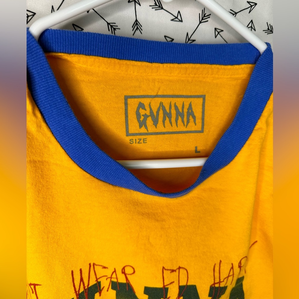 Gunna Ringer Tee Mens Large - Picture 2 of 5